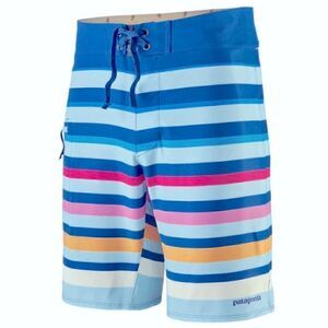 PATAGONIA Mens Size 28 striped swimming trunks.  In mint condition.  No flaws